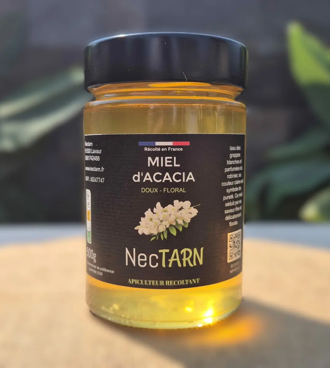 Pot de miel d'acacia NECTARN