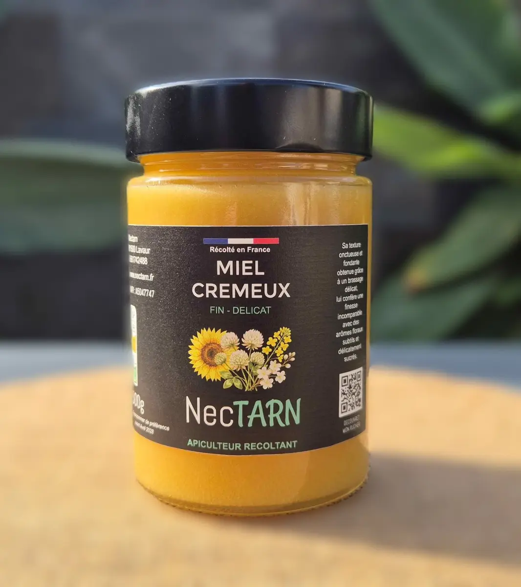 Pot de miel crémeux NECTARN